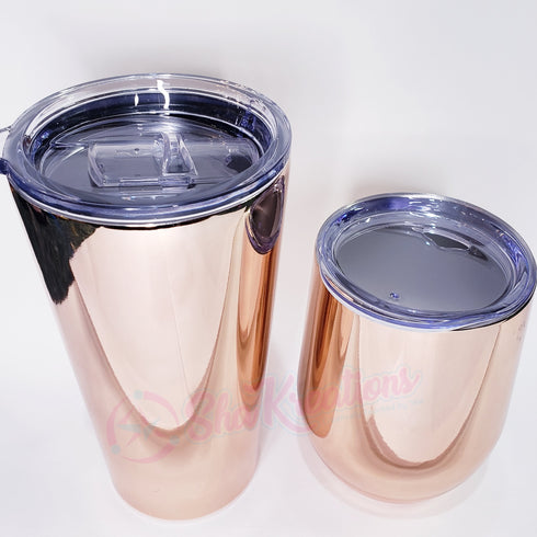 Rose Gold Chrome Tumbler